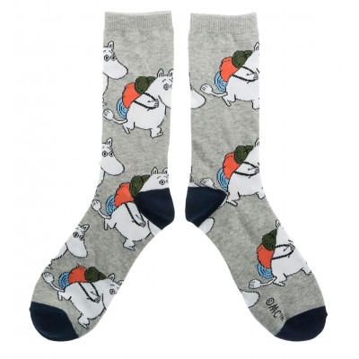 Носки мужские Moomin Приключение Grey/Navy